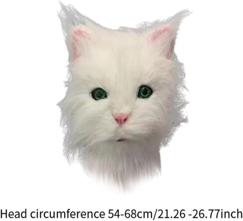 Cat Mask Props Full Head Cover Halloween Mask for Party Festival Performance in Saudi Arabia