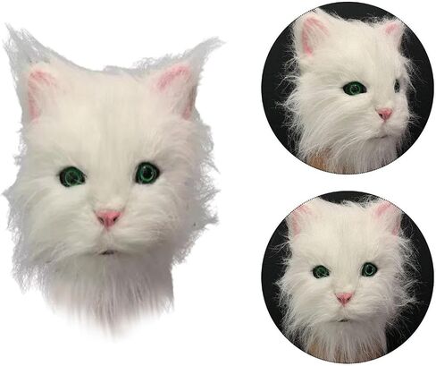 Cat Mask Props Full Head Cover Halloween Mask for Party Festival Performance in Saudi Arabia