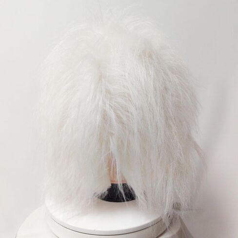 Realistic Lion Mask,Funny Full Head White Lion Head Mask,Unisex Adults Furry Plush Beast Masks Costume for Halloween Animal Cosplay Party,Fursuit Head Masks in Saudi Arabia