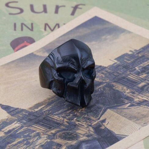 Cool Big Punk Biker Skull Ring for Man Stainless Steel Unique Punk in Saudi Arabia