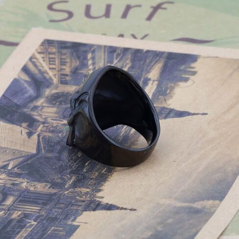 Cool Big Punk Biker Skull Ring for Man Stainless Steel Unique Punk in Saudi Arabia