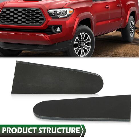 GRAND ORANGE BMC Body Mount Chop Plate Kit Black Compatible with Toyota Tacoma 2005-2021 Fit Second & Third Generation Tacoma 2pcs Left & Right Cab Mount Chop Accessories in Saudi Arabia