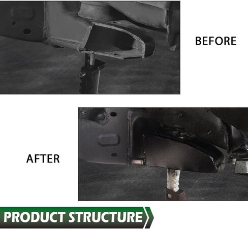 GRAND ORANGE BMC Body Mount Chop Plate Kit Black Compatible with Toyota Tacoma 2005-2021 Fit Second & Third Generation Tacoma 2pcs Left & Right Cab Mount Chop Accessories in Saudi Arabia