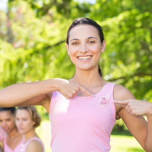 30 Pcs Breast Cancer Awareness Badges Pins,Pink Ribbon Button Pins Brooch Round Lapel Pins Accessories Stuff for Women Backpacks Clothes Hats Bags Event Marathon Survivor Gifts Party Supplies Favors in Saudi Arabia