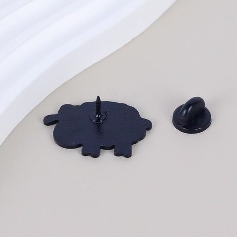 Christian Shepherd Enamel Pins, He Left The 99 Lost Sheep Brooch Pin, Gift For Jesus Lover God Lover Christian Devotee, Matthew 18 12 Bible Verse Brooches, Religious Lapel Badge, Jesus Rescue Decorative Jewelry in Saudi Arabia