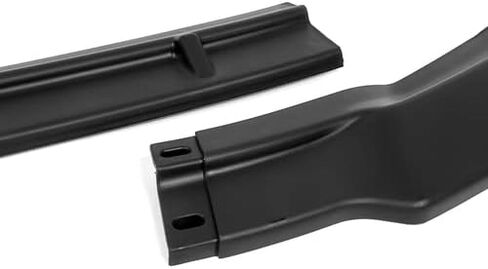 3 Pieces Front Bumper Lip Spoiler Splitter Side Body Kit Trim Protection Compatible with 2006-2008 Honda Civic 2DR Coupe, 2007 (Painted Black) in Saudi Arabia