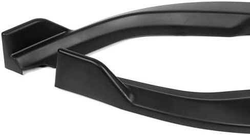 3 Pieces Front Bumper Lip Spoiler Splitter Side Body Kit Trim Protection Compatible with 2006-2008 Honda Civic 2DR Coupe, 2007 (Painted Black) in Saudi Arabia