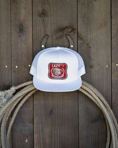 Lazy J Ranch America's Best Patch Classic Rope Trucker Hat- Adjustable Unisex Country Hats, Vintage Trucker Hat in Saudi Arabia