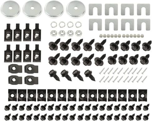 PIT66 Body Front End Sheet Metal Bolt Kit, Compatible with 1964-1972 Chevy Chevelle/SS / LS5 / LS6, El Camino, Monte Carlo; Pontiac GTO/LeMans/Tempest/Judge/Ram Air III and IV in Saudi Arabia