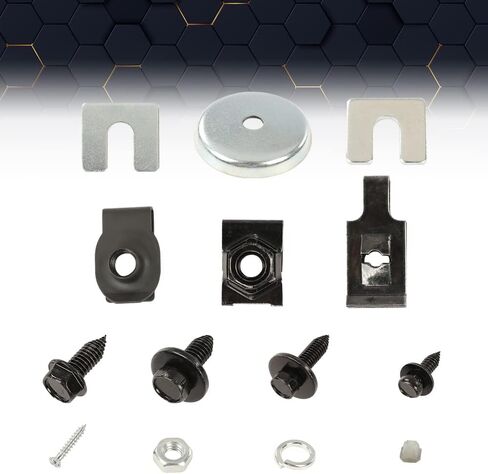 PIT66 Body Front End Sheet Metal Bolt Kit, Compatible with 1964-1972 Chevy Chevelle/SS / LS5 / LS6, El Camino, Monte Carlo; Pontiac GTO/LeMans/Tempest/Judge/Ram Air III and IV in Saudi Arabia