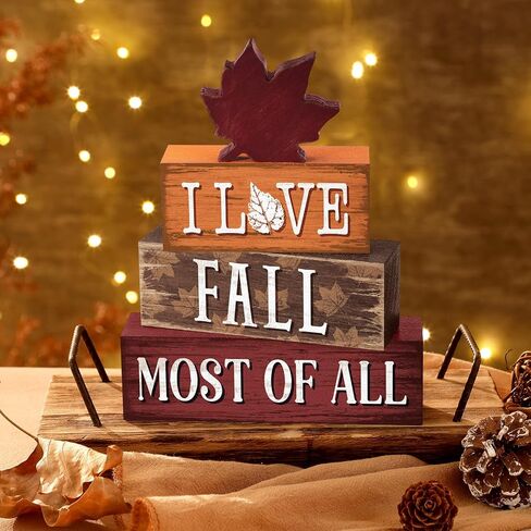 Yousoontic 4 Pcs Wooden Table Decorations Rustic Signs Tiered Tray Decor Wood Farmhouse Vintage Ornaments Gift Centerpiece Tabletop Decor for Entryway Home Desk Room (Halloween Spider) in Saudi Arabia