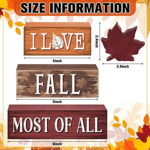 Yousoontic 4 Pcs Wooden Table Decorations Rustic Signs Tiered Tray Decor Wood Farmhouse Vintage Ornaments Gift Centerpiece Tabletop Decor for Entryway Home Desk Room (Halloween Spider) in Saudi Arabia