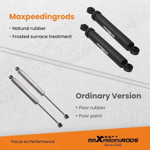 maXpeedingrods Fit 2-8" مثبت التوجيه المزدوج للرفع لسيارة Ford F250 F350 Super Duty 4WD 1999-2004، Excursion 4WD 2000-2005، مجموعة استبدال مخمد التوجيه التعليق in Saudi Arabia