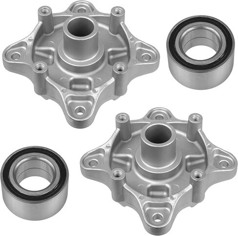 Caltric 2 Rear Wheel Axle Hub Compatible with Polaris Ranger 800 4X4 6X6 / Ranger Crew 800 2010-2017 in Saudi Arabia
