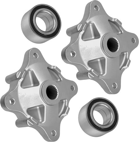 Caltric 2 Rear Wheel Axle Hub Compatible with Polaris Ranger 800 4X4 6X6 / Ranger Crew 800 2010-2017 in Saudi Arabia