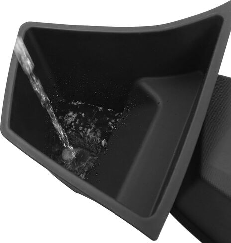 IKON MOTORSPORTS TPE Rear Trunk Side Storage Box, Compatible with 2024-2025 Tesla Model 3 Highland, 1PC Waterproof Right Left RH LH Trunk Organizer Bins Interior Accessories, Black in Saudi Arabia