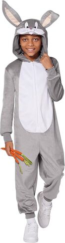 Spirit Halloween Looney Tunes Kids Bugs Bunny Union Suit | Officially Licensed | Kids Bugs Bunny Costume in Saudi Arabia