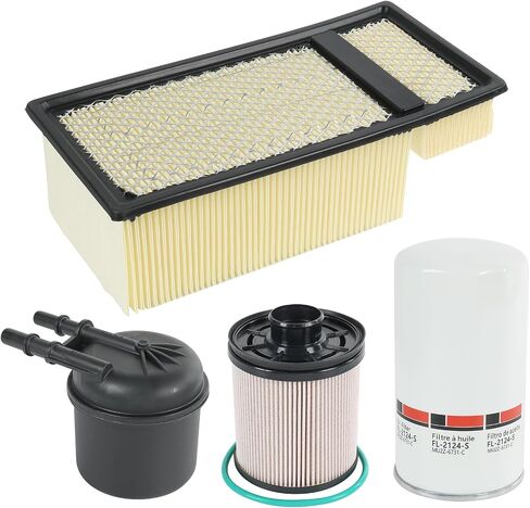 JDMSPEED FL2124S FD4615 FA1902 Oil filter Fuel Filter Air Filte Compatible with 2011-2016 Ford F250 F350 F450 F550 Super Duty F650 F750 6.7L Powerstroke V8 Diesel Engine in Saudi Arabia