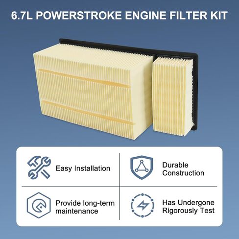 JDMSPEED FL2124S FD4615 FA1902 Oil filter Fuel Filter Air Filte Compatible with 2011-2016 Ford F250 F350 F450 F550 Super Duty F650 F750 6.7L Powerstroke V8 Diesel Engine in Saudi Arabia