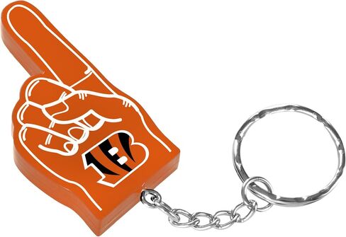 FOCO NFL unisex-adult #1 Finger Keychain in Saudi Arabia