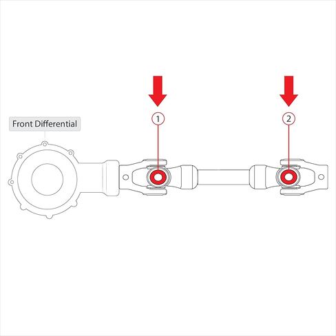 مجموعة وصلات U كالتريك متوافقة مع عمود محرك سوزوكي فينسون 500 Lta500F Lt-A500F 4X4 2002-2007 in Saudi Arabia