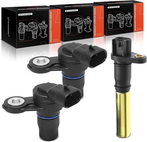 A-Premium 3-PC Engine Camshaft Crankshaft Position Sensor Compatible with Chevrolet Colorado 2004-2006 & GMC Canyon 2004-2006, 2.8L, Replace# 12569372, 8125687150 in Saudi Arabia