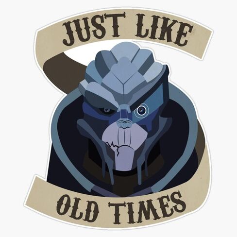 ملصق فينيل مغناطيسي بتأثير كتلة MAGNET Garrus Vakarian مغناطيس 5 بوصة in Saudi Arabia