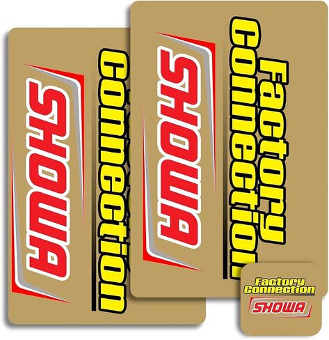 Factory Connection SHOWA Suspension Decals Stickers Fork Shock - Jett Lawrence in Saudi Arabia