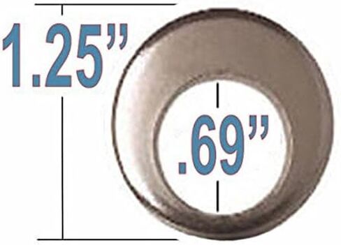 Cragar Standard Mag Lug Nut 1/2"-20 with Offset Washer Set of 20 Pcs in Saudi Arabia