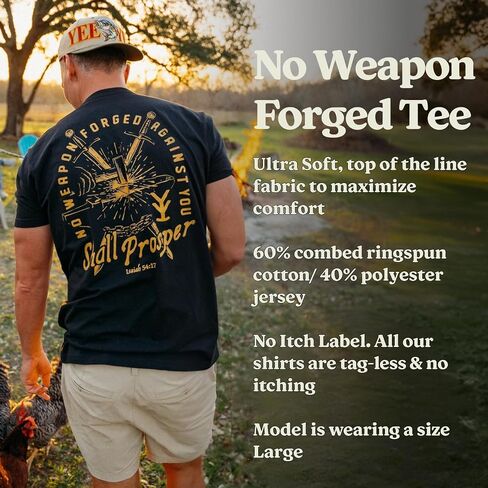 Yee Yee Apparel Christian Faith Graphic Tee Shirt – Men’s Christian Graphic Tees and Short Sleeve Shirts in Saudi Arabia