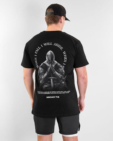 SAVD Christian Oversized T-Shirt for Men – Faith-Based Tee, 100% Cotton, Bible Verse Back Graphic, Bold Christian Design in Saudi Arabia