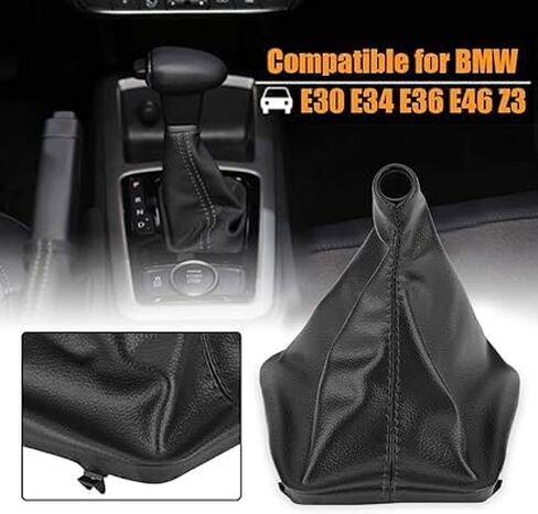 مقبض ناقل حركة السيارة ورافعة ناقل الحركة اليدوي/التلقائي لغطاء أحذية الغبار لسيارات BMW E30 E34 E36 E46 Z3 (5 سرعات) in Saudi Arabia