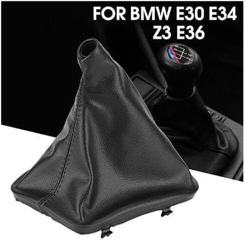 مقبض ناقل حركة السيارة ورافعة ناقل الحركة اليدوي/التلقائي لغطاء أحذية الغبار لسيارات BMW E30 E34 E36 E46 Z3 (5 سرعات) in Saudi Arabia