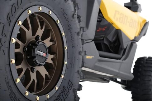 System 3 ST-3 14x7 ATV/UTV Wheel - Matte Black (4/110) 5+2 [14S3-1110] in Saudi Arabia