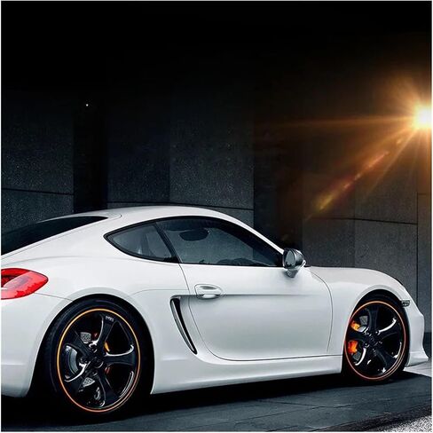 Car Rim Protect Strip Wheel Edge Protector Car Wheel Sticker Styling(8m-red) in Saudi Arabia