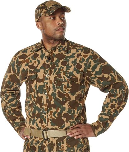 قميص Rothco X Bear Archery Fred Bear Camo Flannel - سترة صيد مريحة ودافئة للاستخدام في الهواء الطلق in Saudi Arabia