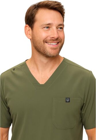M&M SCRUBS Men's Jogger Scrub Set – Luxe Stretch Medical Uniform, V-Neck Scrubs Top & Jogger Pants in Saudi Arabia