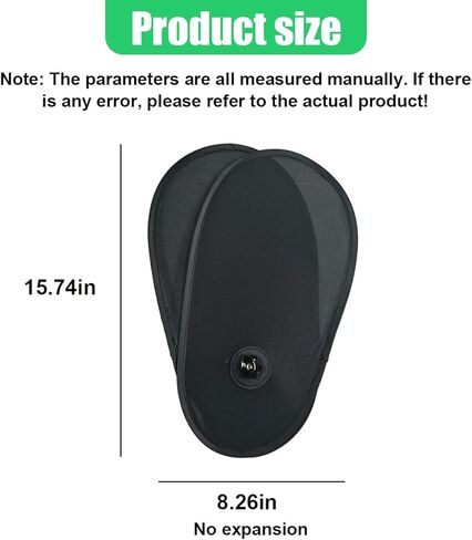 Car Side Window Sunshade, Rotatable Sun Blocker with Suction Cup, Adjustable Car Side Window Sun Visor for Baby, for Cars, SUV, Truck (1PC) in Saudi Arabia