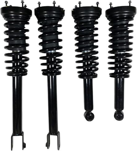 Front Rear Air Coil Spring Shock Strut Compatible for JAGUAR XJ 2004-2010 4 Pcs in Saudi Arabia