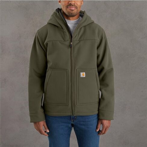 سترة Carhartt الرجالية Super Dux ذات المقاس المريح والمبطنة بقماش الشيربا in Kuwait