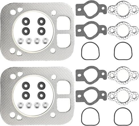 2 Pcs Head Gasket Kit Replacement for Kohler 24 841 04-S, 24 841 03S, CH25 CH26 CH730 CH740 CH750 CV730 CV732 CH742 CV25 CV26 CV724 CV730 Engines, Cylinder Head Gasket Kits in Saudi Arabia
