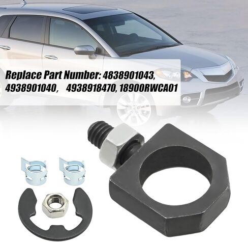 48389-01043 Turbo Variable Flow Actuator Eye Bolt Kit with Nut Clip, Replacement for Acura RDX K23A1 2007-2012 VGT Rod End Link 2300DO-VT.T Engine TurboCharger, 49389-01020 49389-18470 in Saudi Arabia