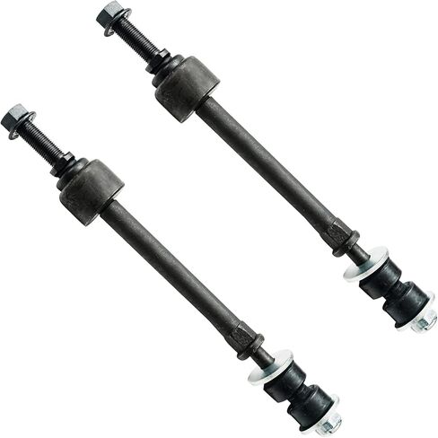 Detroit Axle - Front 8pc Suspension Kit for 2013-2018 Ram 1500 5-Lug, 4 Tie Rod Ends 2 Sway Bar End Links 2 Boots & Bellows 2014 2015 2016 2017 Replacement in Saudi Arabia