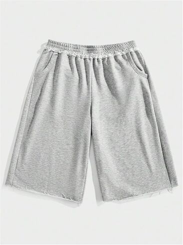 Verdusa Men's Hip Hop Wide Leg Baggy Shorts High Rise Casual Shorts with Pockets in Saudi Arabia