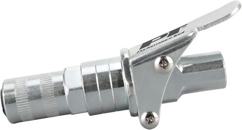 Performance Tool W54238 Heavy Duty Grease Coupler for Grease Guns, 12,000 PSI, Zinc Coated Alloy Steel, Smooth Retraction Mechanism, 1/8 NPT in Saudi Arabia