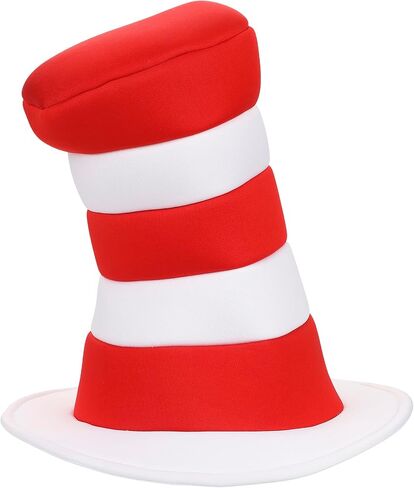 Cat in The Hat Striped Hat Poly Foam Novelty Hat Cosplay in Saudi Arabia