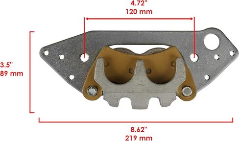 Caltric Front and Rear Brake Calipers Compatible with Polaris Ranger 1000 EPS 2020 / Ranger XP 1000 2019-2021 1913061 1912816 in Saudi Arabia