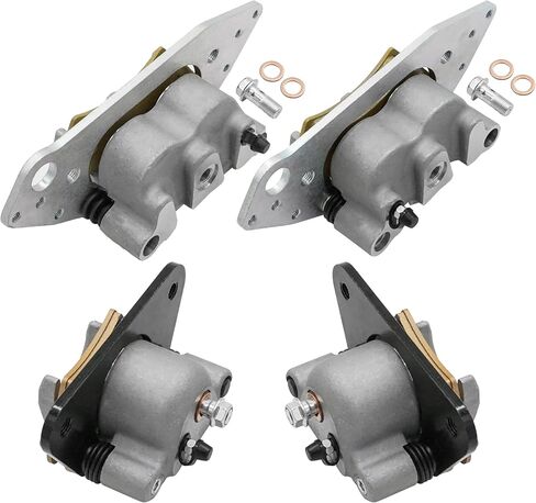 Caltric Front and Rear Brake Calipers Compatible with Polaris Ranger 1000 EPS 2020 / Ranger XP 1000 2019-2021 1913061 1912816 in Saudi Arabia