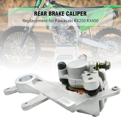 43080-0037 Rear Brake Caliper, Replacement for Kawasaki KX250 KX450 KX250X KX450X KX250F KX450F KX450SR KLX450R, Replaces 43080-0005, 43080-0230, 43080-0193 in Saudi Arabia