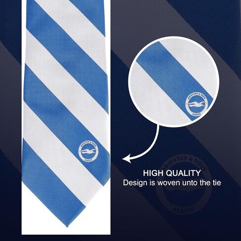 كرة قدم Desert Cactus Brighton & Hove Albion FC Tie BHAFC Seagulls Club 100% بوليستر مع شعار مرخص رسميًا (النمط A) in Saudi Arabia
